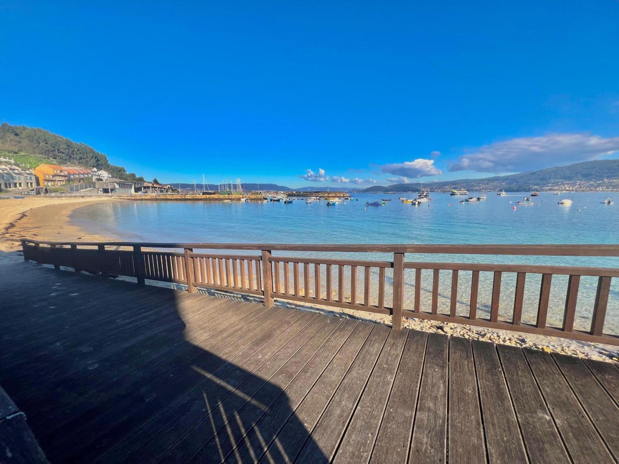 Apartamento Céntrico cerca de la playa Bueu Exterior foto