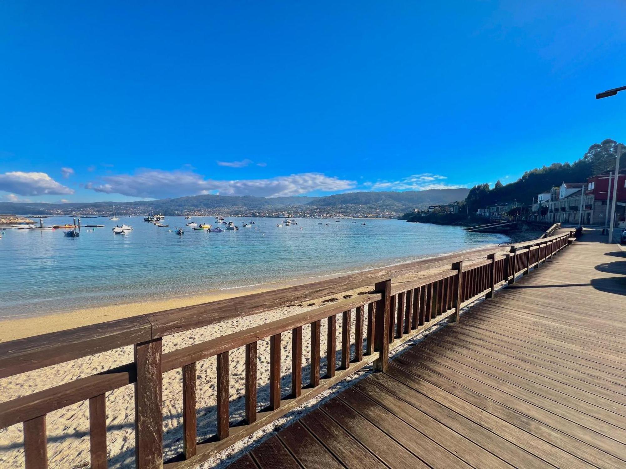 Apartamento Céntrico cerca de la playa Bueu Exterior foto